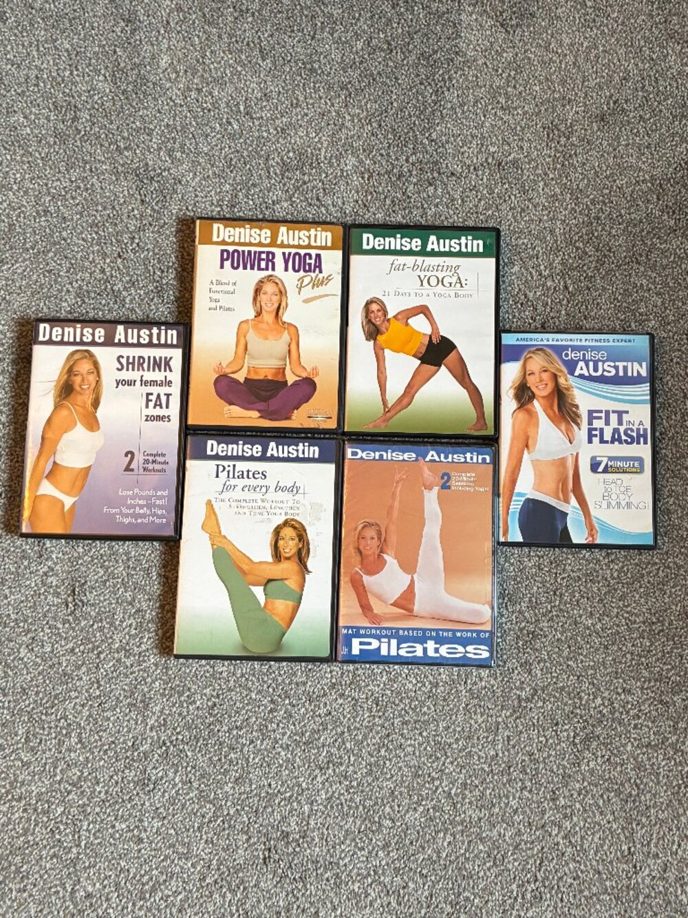 6 Denise Austin Workout DVDs